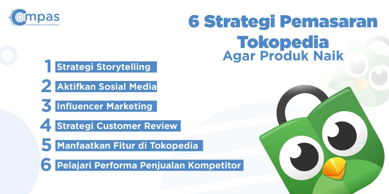 6 strategi pemasaran tokopedia