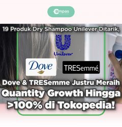 produk dry shampoo Unilever