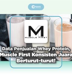Data Penjualan Whey Protein, Muscle First Konsisten Juara Berturut-turut! 1 12 22 1 Article health 01
