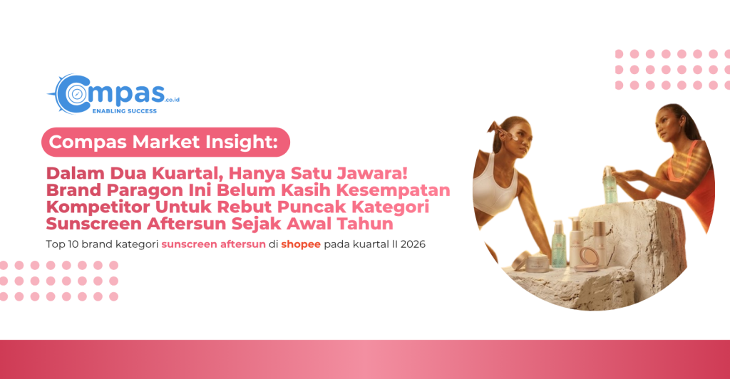 Top 10 Brand Kategori Sunscreen Aftersun di Shopee Q2 2026